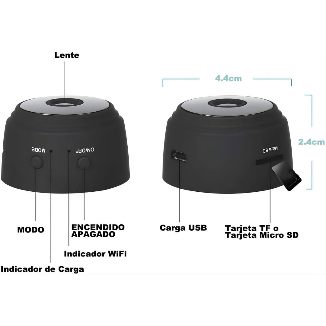 A9 MINI CAMARA DE SEGURIDAD WIFI A9..