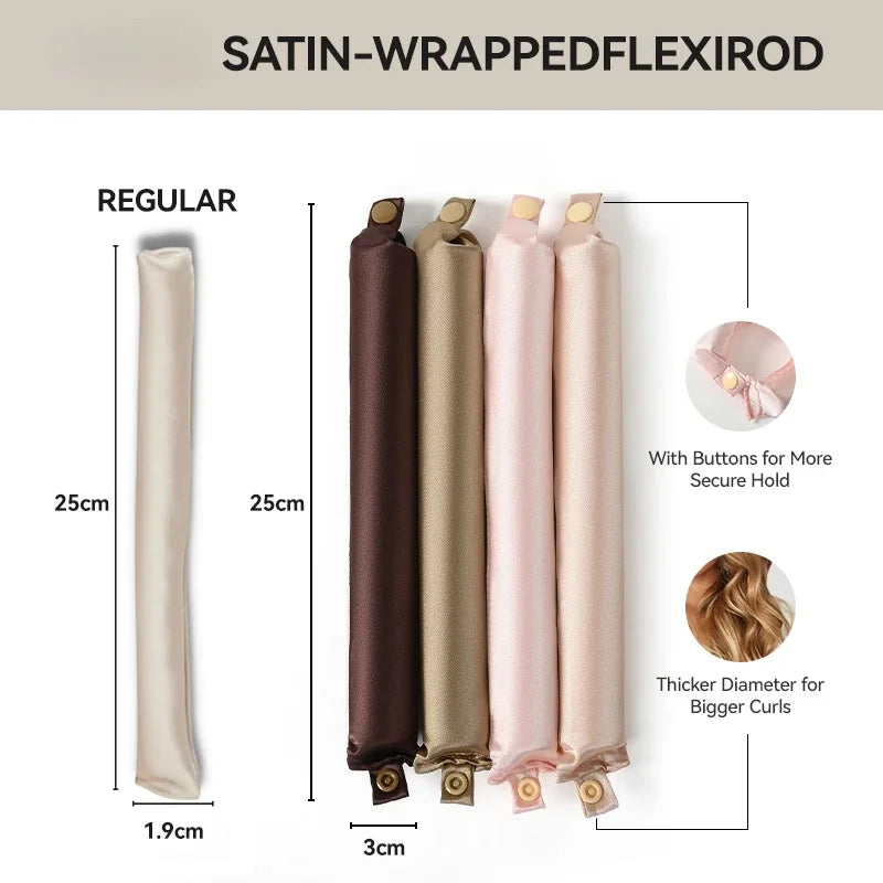 Rizador Sin Calor Satinado — Rizos Mientras Duermes